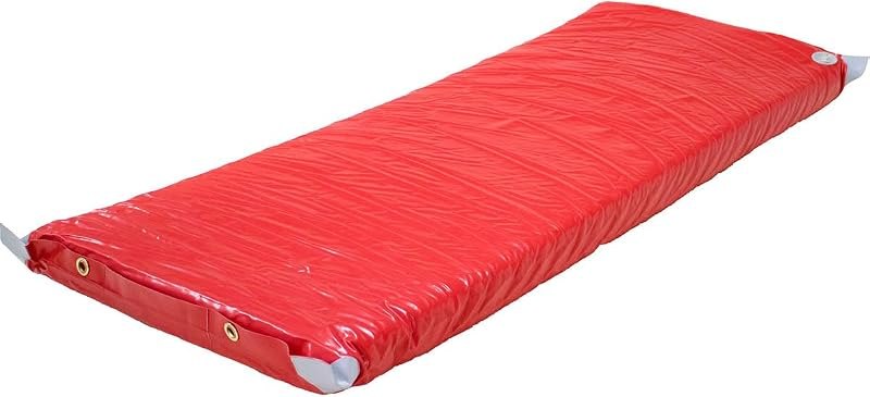 Outcast Sporting Gear Outdoor Recreation Camping Boating River Trip Soft Foam Cushion Sleeping Landing Pad, Red, 30" —
