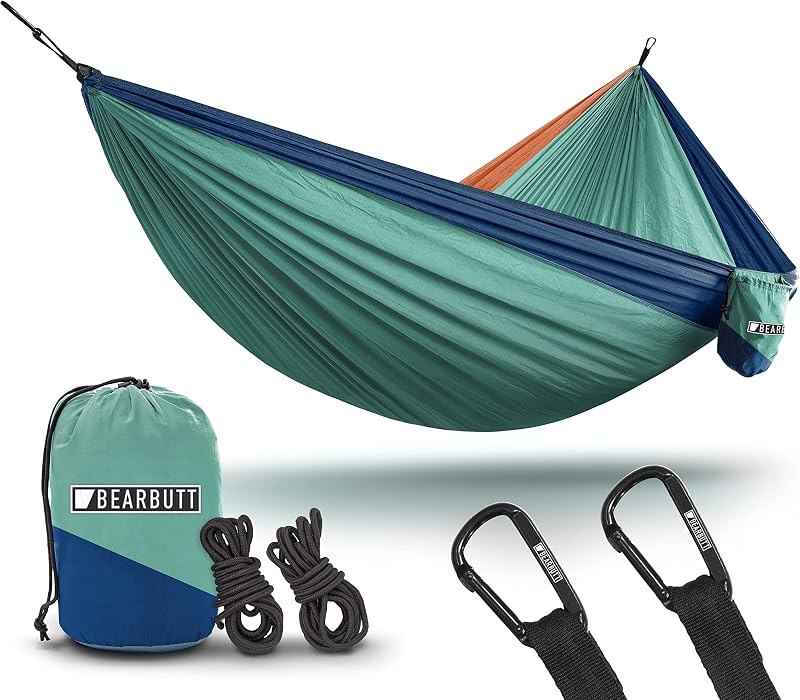 Bear Butt Camping Hammock - Hammock - Camping Gear - 2 Person Hammock - Backpacking Tree Hammock - Double Hammock