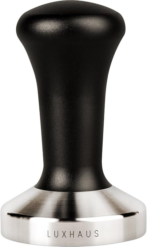 LuxHaus 58mm Espresso Tamper - LuxHaus Premium Barista Coffee Tamper - 100% Flat Stainless Steel Base