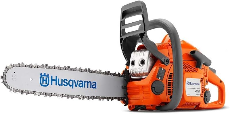 Husqvarna 16 Inch 440e II Gas Chainsaw with 2 Cycle Oil — 16 inch gas chainsaw for inch gas chainsaw