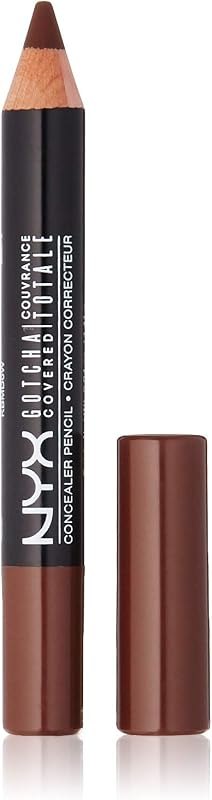 NYX Professional Makeup Gotcha Covered Concealer Pencil, Deep Espresso, 0.04 Ounce — makeup concealer for makeup