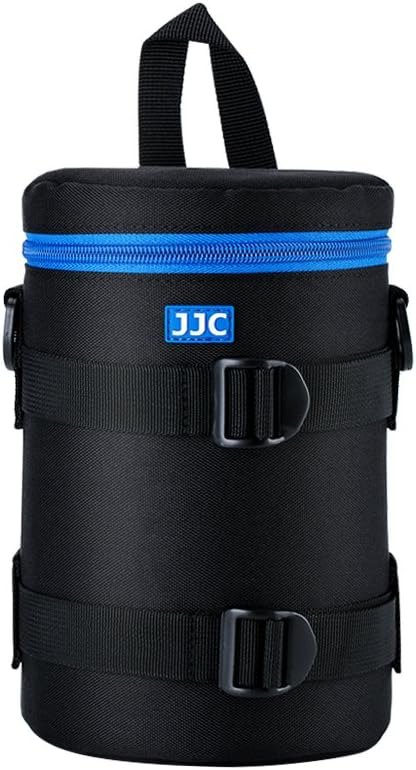 JJC Deluxe Lens Case Pouch Bag for Camera Lens Below 4.3" x 7.4"(D x L) — camera lens bag for camera lens bag