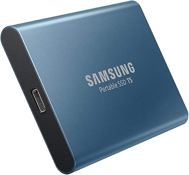 T5 Portable SSD 500GB - Up to 540MB/s - USB 3.1 External Solid State Drive, Blue (MU-PA500B/AM)