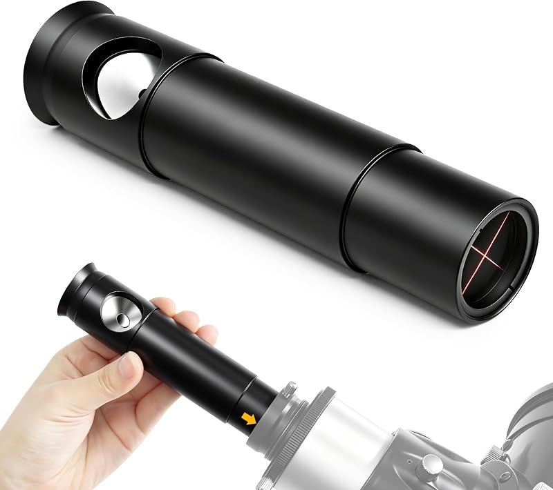 Astromania 1.25 Inch Collimating Cheshire Telescope Eyepiece Long Version — telescope laser collimator for telescope