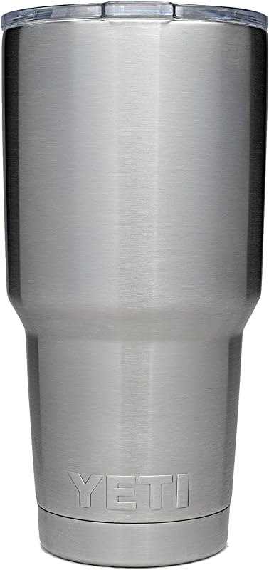 YETI Rambler 30 oz Stainless Steel Vacuum Insulated Tumbler w/MagSlider Lid, Stainless — 32 oz stainless tumbler for