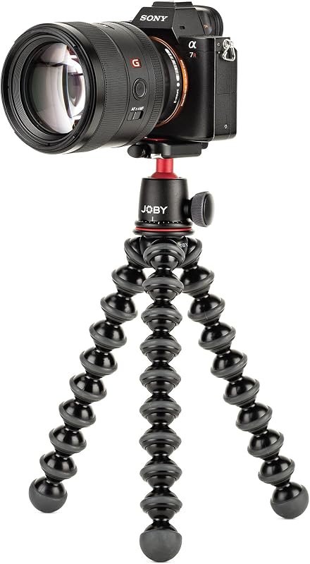 Joby GorillaPod 3K Flexible Mini-Tripod with Ball Head Kit for DSLR and Mirrorless Cameras — cameras tripod for