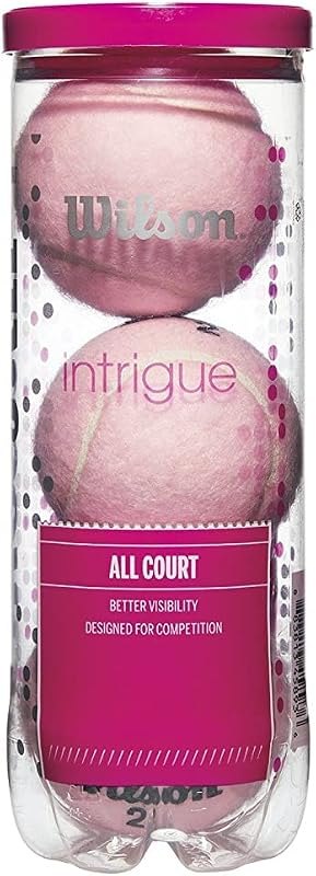 WILSON Sporting Goods Intrigue Tennis Balls — Tennis Training Balls for tennis training balls