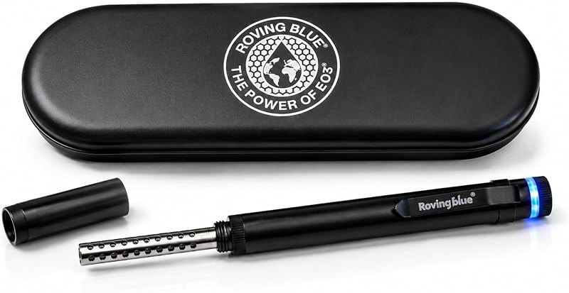 Roving Blue Ozo-Pen Portable Ozone Water Purifier for Travel, Hiking & Emergency Preparedness — emergency water