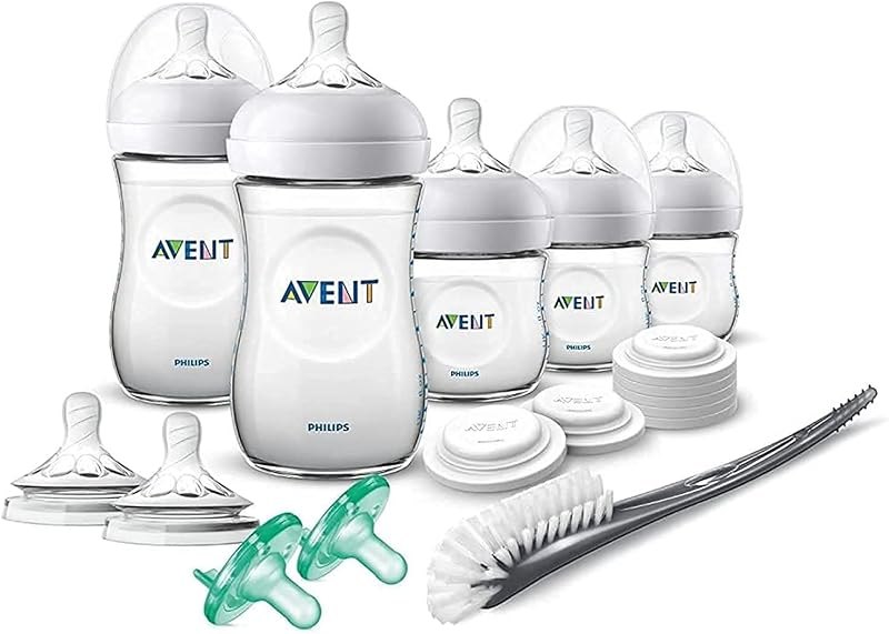 Philips Avent Natural Baby Bottle Newborn Starter Gift Set, SCD206/03 — baby bottles for baby bottles