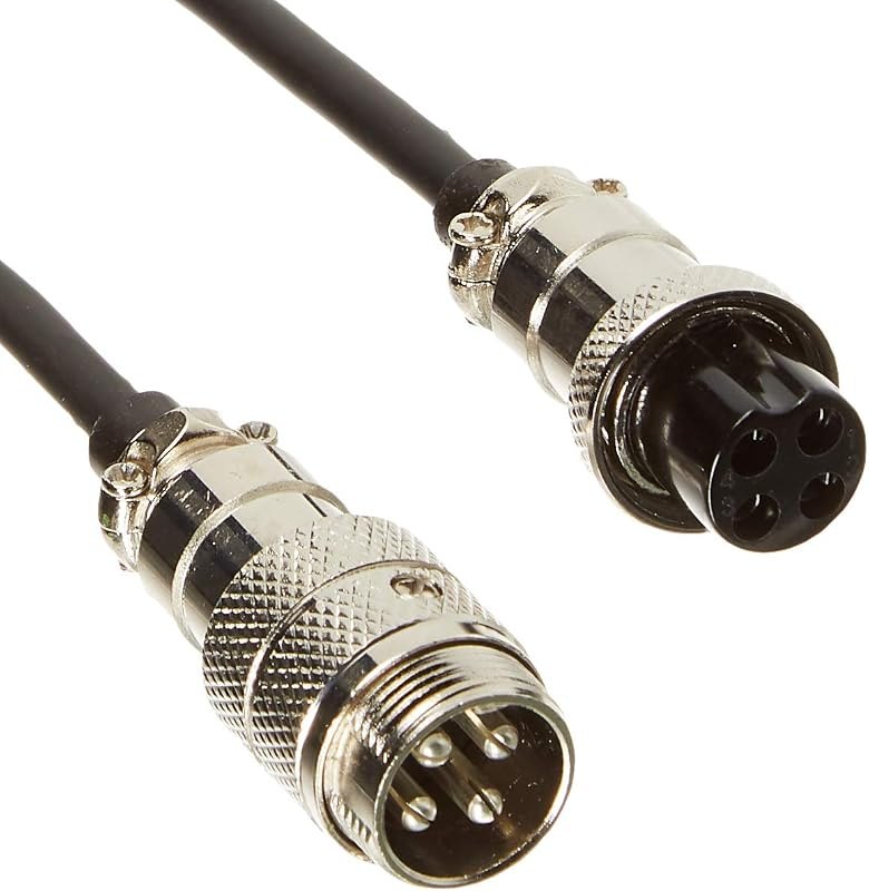 4 Pin Microphone Extension Cord for Cobra/Uniden CB Plus Ham Radios - Workman EX4 — ham radio microphone for ham radio