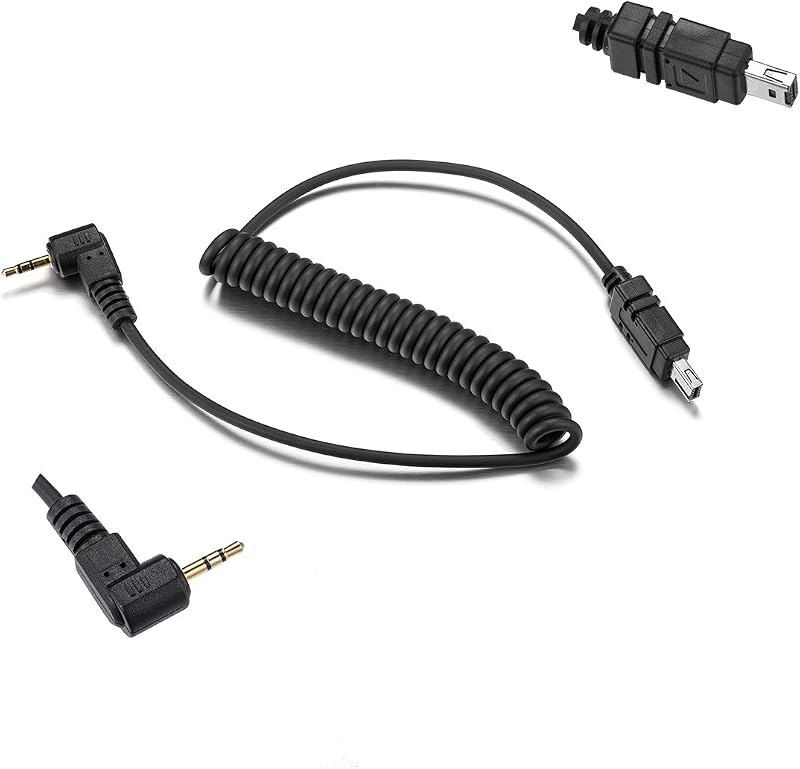 2.5mm-N3 Camera Remote Control Shutter Release Cable Cord for Nikon DSLR Cameras D3100/D3200 /DF /D7000/D7100