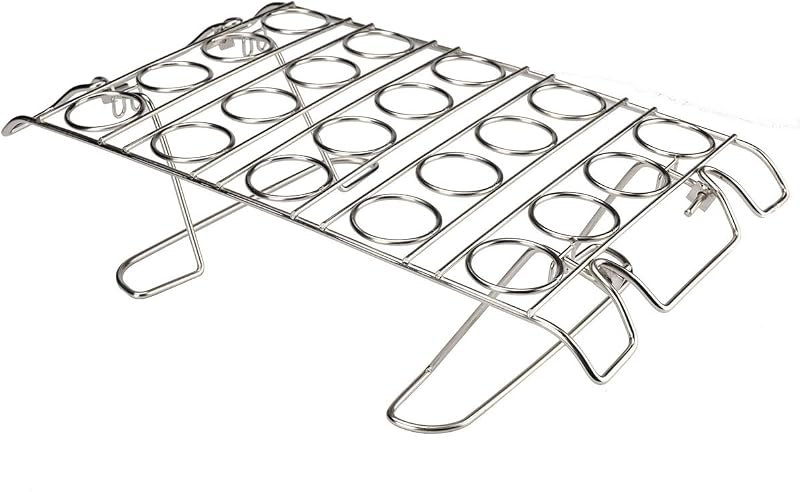 Cupcake Cone Baking Rack, Ice Cream Cone Stand Holder, Waffle Cone Holder,Stainless Steel,20 Capacity Foldable (1) —