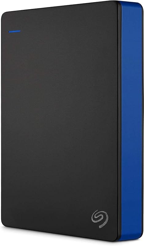 Seagate Game Drive 4TB External Hard Drive Portable HDD - Compatible With PS4 (STGD4000400) blue — computing external