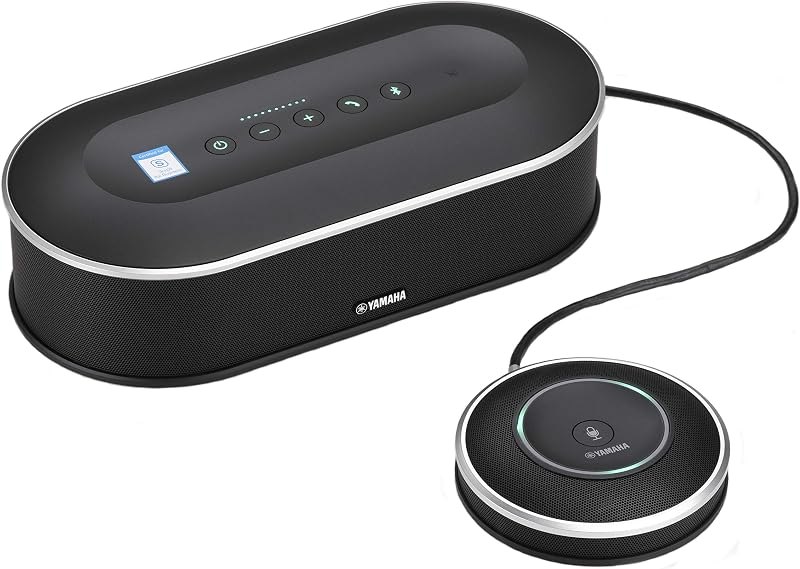 Yamaha YVC1000MS Speakerphone and Bluetooth Conference Phone Microsoft Teams Business Certified Communications System