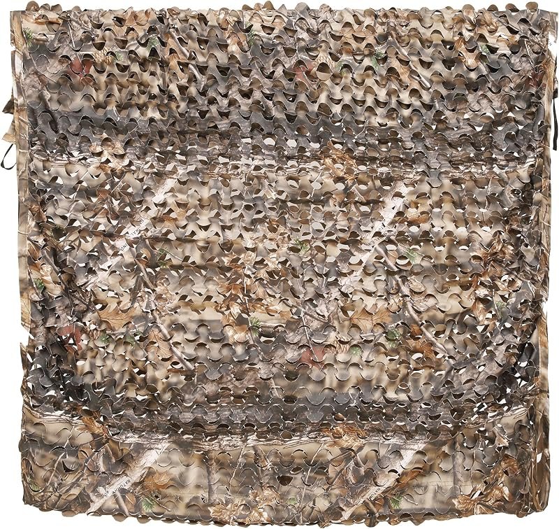 AUSCAMOTEK Camo Netting for Hunting - Camouflage Netting for Blinds, Tree Stands, and Turkey Hunting — duck boat blind