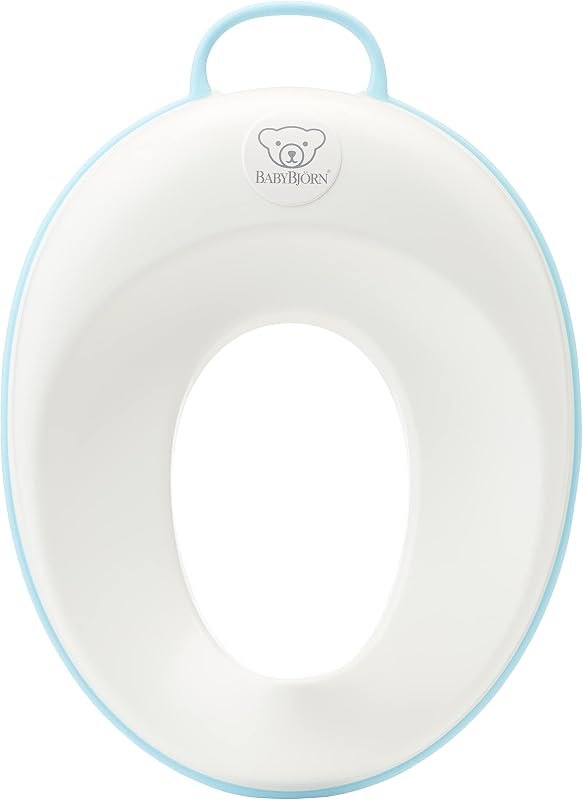 BabyBjörn Toilet Training Seat, White/Turquoise — toddler potty training seat for toddler potty training seat