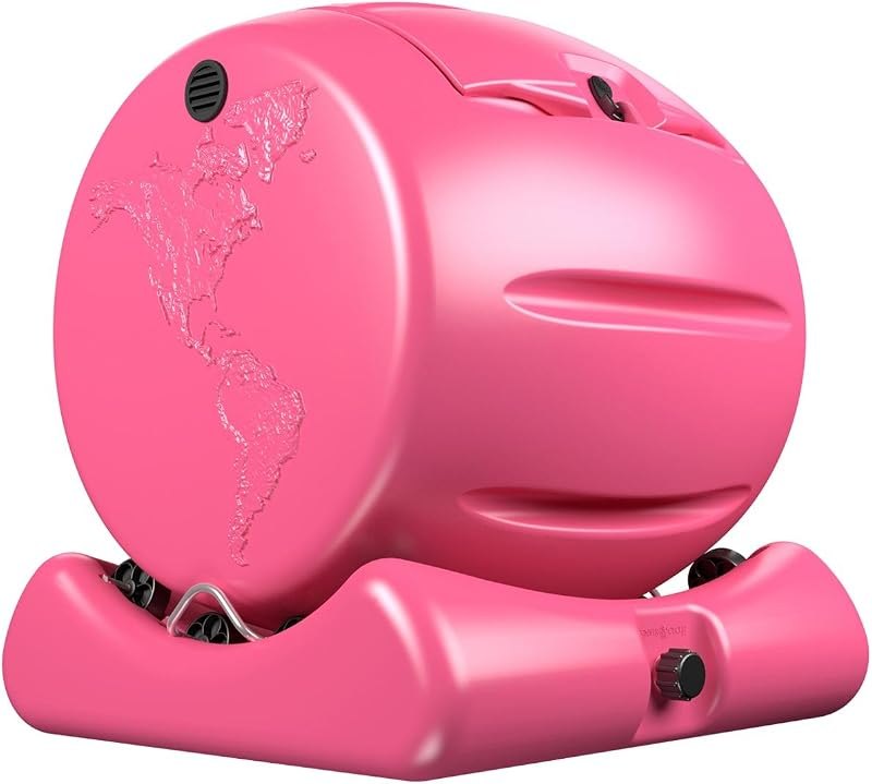 The Cutest Composter in The World in Pink, Made in America, Food Safe, BPA and Rust Free, No Assembly Required
