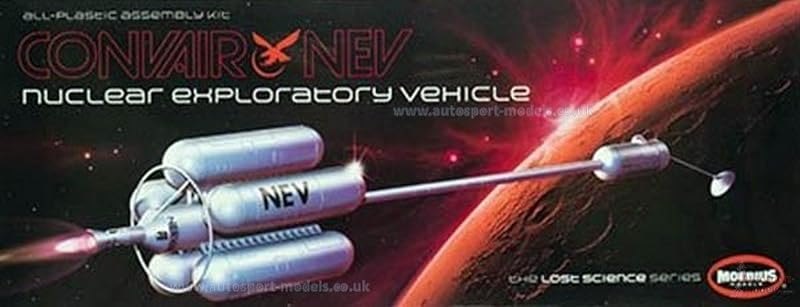 Lost Science 1/144th Scale Convair-Ehricke Nu0clear Exploratory Spacecraft (NEV) Model kit by Moebius — Spacecraft