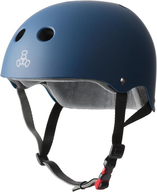 Triple Eight Certified Sweatsaver Helmet for Skateboarding, BMX, Roller Derby, Roller Skating, Inline Skating, Scooter