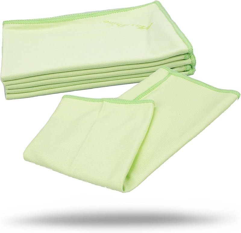 Maxshine 16” x 16” Universal Glass Cleaning Microfiber Towels, 5-Pack (300GSM) — cleaning microfiber cloth for