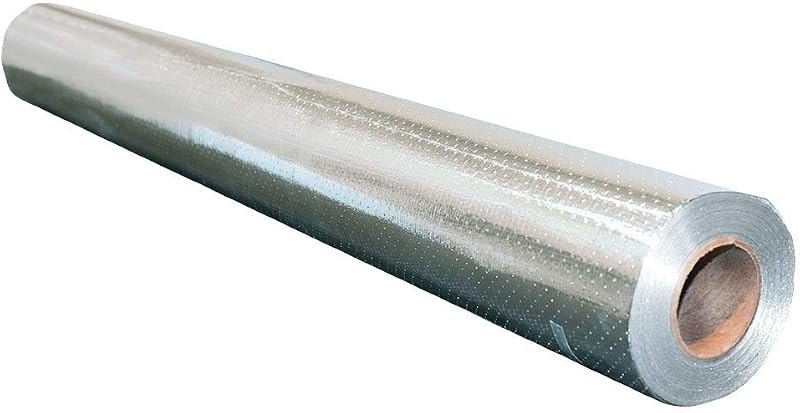 1000 sqft NASATECH Commercial Residential House Radiant Barrier 48x250 roll Reflective Aluminum Breathable Perforated