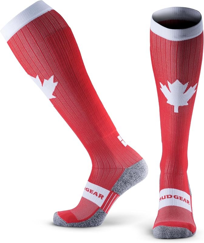 Graduated Compression Socks, Durable, Sweat-Resistant OCR Performance Socks with Cushioned Footbed, Made in USA — best
