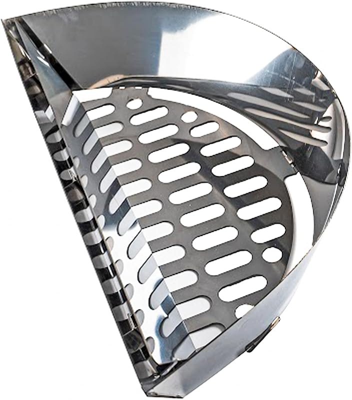 SnS Grills Slow ’N Sear Charcoal Basket Insert for 18” Weber Kettles — kettle grill charcoal basket for kettle grill