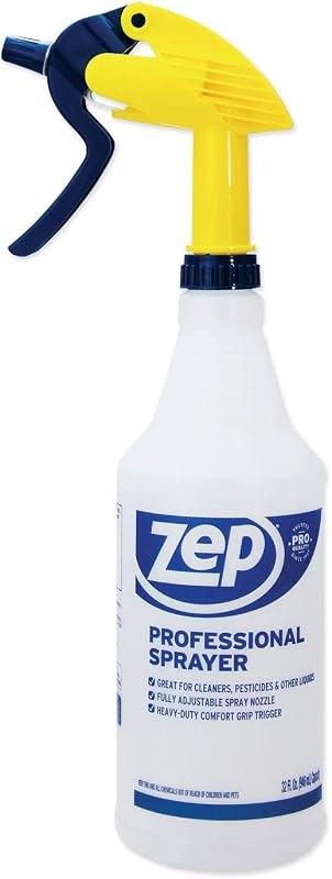 Zep Professional Sprayer Bottle - 32 oz (Case of 36) - HDPRO36 - Versatile Adjustable Nozzle Spray Bottles With A Fine
