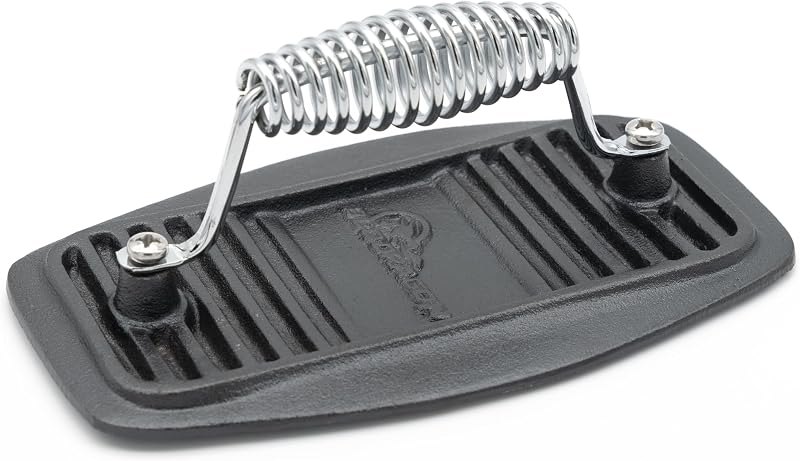 BBQ Dragon Cast Iron Grill Press — electric grill fan for electric grill fan