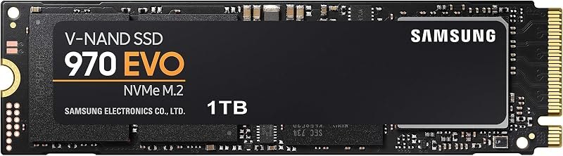 SAMSUNG 970 EVO SSD 1TB - M.2 NVMe Interface Internal Solid State Drive + 2mo Adobe CC Photography with V-NAND