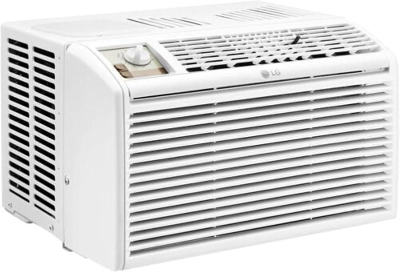 LG 5,000 BTU Window Air Conditioner, 115V, AC Window Unit Cools 150 Sq.Ft. (10' x 15' Room Size), Perfect for