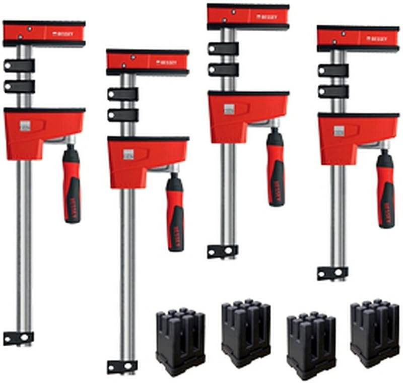 BESSEY KREK2440 K Body REVO Clamp Kit, 2 x 24 In., 2 x 40 In. and 1 set of KP Blocks - 1700 lbs Nominal Clamping