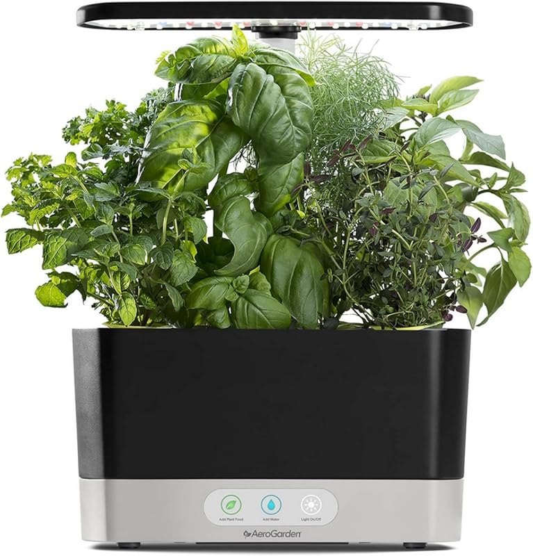 AeroGarden Harvest Indoor Garden Hydroponic System with LED Grow Light — hydroponics hydroponic timer for hydroponics