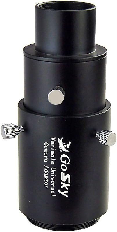 1.25inch Variable Telescope Camera Adapter for Prime Focus and Eyepiece Projection Astro Photography by Gosky —