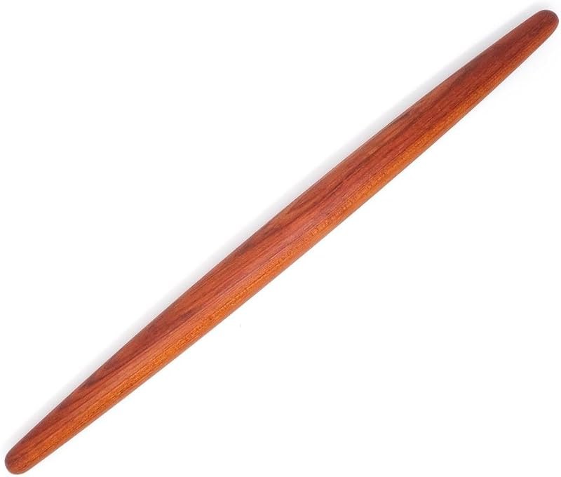 Earlywood French Rolling Pin - Tapered Wooden Rolling Pin for Baking Pizza, Pastry Dough or Pasta - Hard Wood French