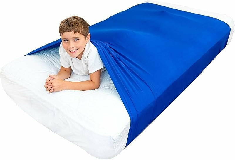 Special Supplies Sensory Bed Sheet for Kids Compression Alternative to Weighted Blankets - Breathable, Stretchy -