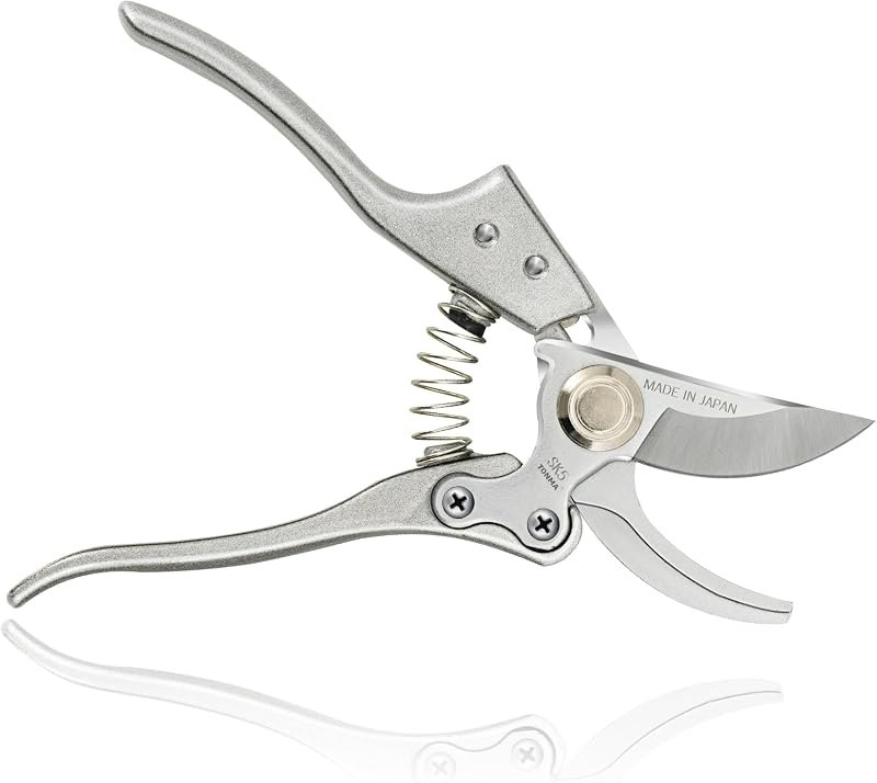 TONMA 8.1" Pruning Shears, Made in Japan, Garden Scissors & Clippers, TP-1 — garden bypass pruners for garden bypass