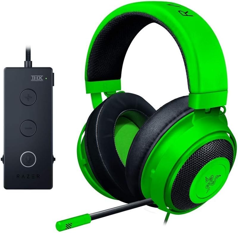 Kraken Tournament Edition THX 7.1 Surround Sound Gaming Headset: Retractable Noise Cancelling Mic - USB DAC - for PC