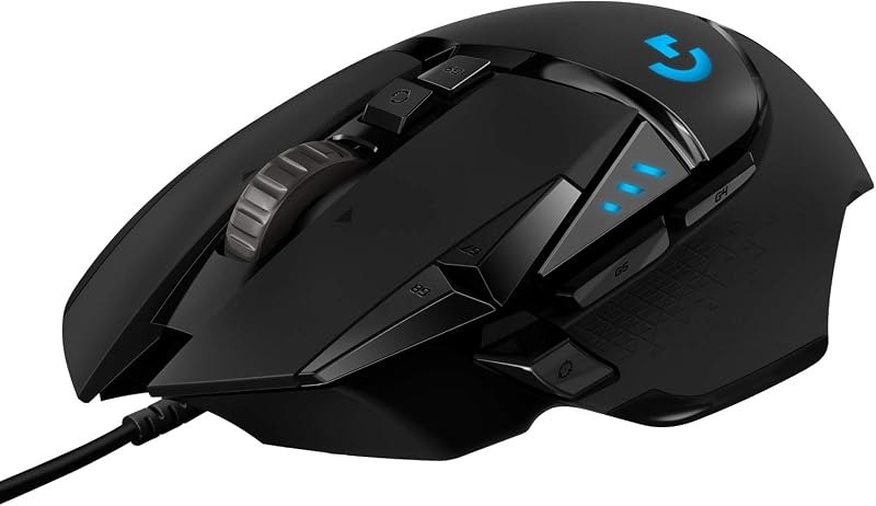 Logitech G502 Hero Wired Gaming Mouse - Black — gaming mouse 10k dpi for gaming mouse 10k dpi