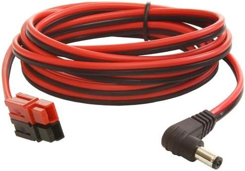 Valley Enterprises 2.5mm x 5.5mm Right Angle DC Male Power Plug with Anderson Power Powerpole Connectors, 18 Gauge