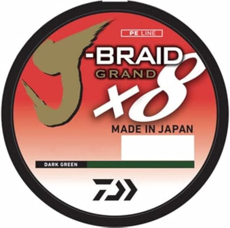 DaiwaDaiwa JBGD8U65-150IB J-Braid Grand 8X Filler 150yds 65 lb. Test Fishing Line, Island Blue — best fishing braided