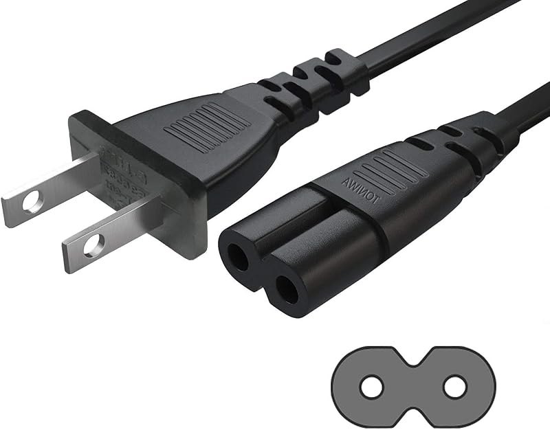 AC Power Cord Cable Compatible Apple TV 1st, 2nd, 3rd, 4th, 5th Generation (4K) - UL Listed — best apple tv 4k 3rd