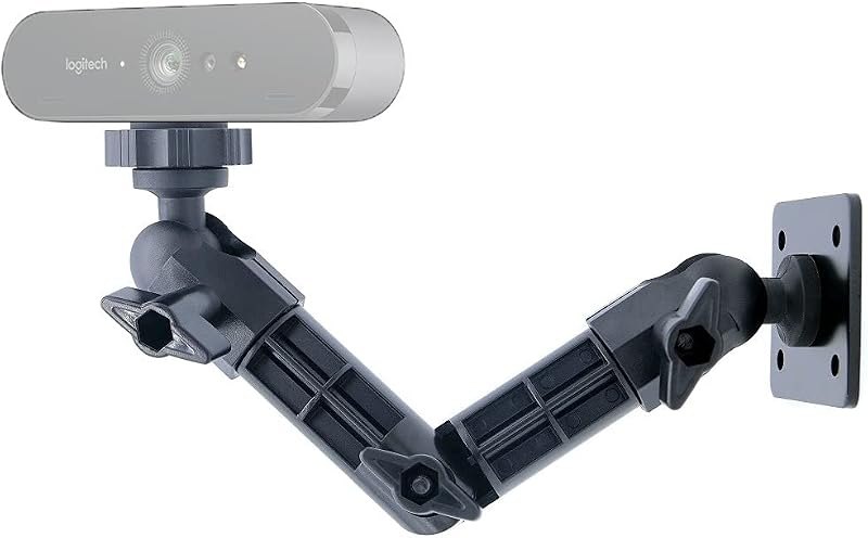 Brio Webcam Mount, Wall Stand Holder Compatible with Logitech C920x C925e C922x C920 C930e C615 Brio StreamCam MX-Brio