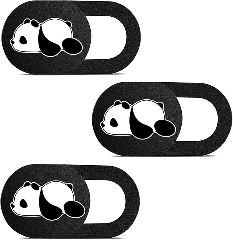 Webcam Cover Slide Cute Pattern Web Camera Cover 0.7mm Thin Fits for Laptop MacBook Pro iMac Air Computer Smartphones
