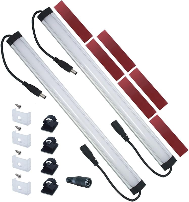 Litever Add-on 12" LED Light Bars 5000K 2-Pack. for Litever LL-008 Only — under cabinet led lights for under cabinet