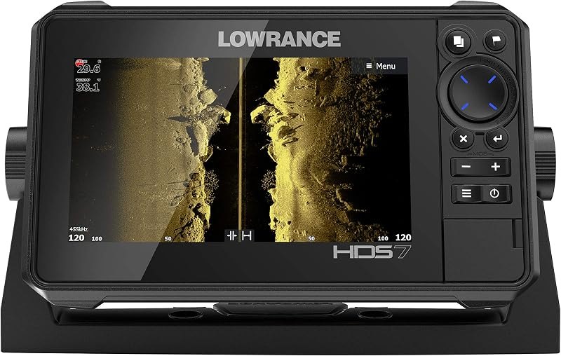Lowrance HDS-Live Fish Finder, Multi-Touch Screen, Live Sonar Compatible, Preloaded C-MAP US Enhanced Mapping — low