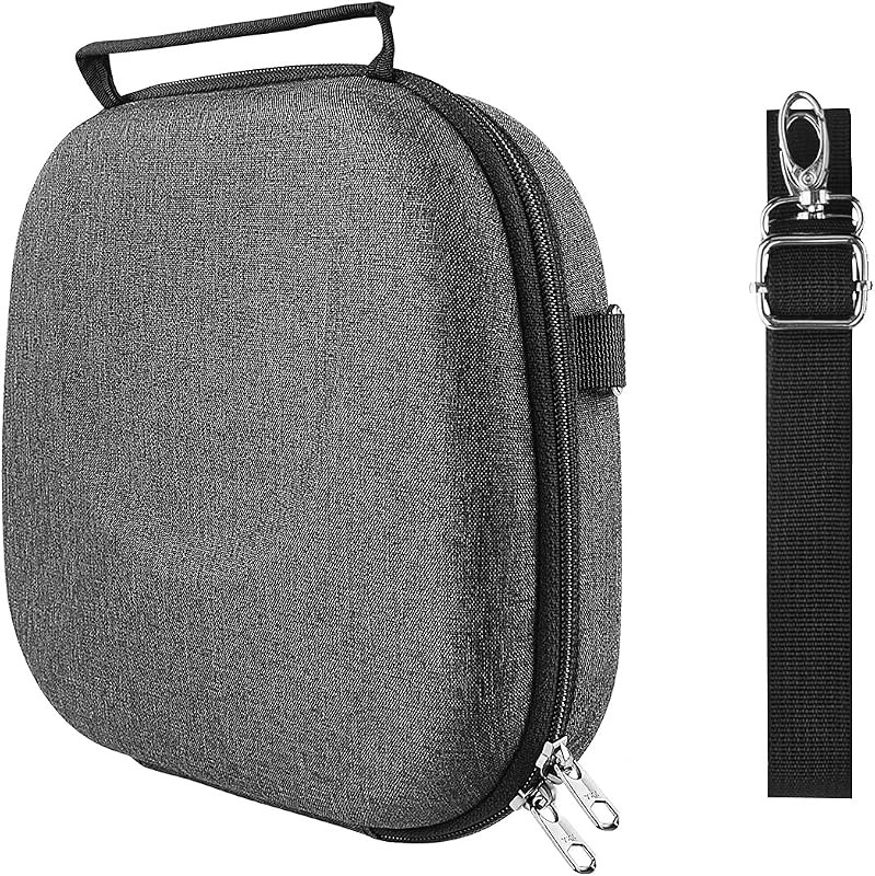 Geekria Shield Gaming Headset Case for Lay Flat Over-Ear Headphones, Replacement Hard Shell Travel Carrying Bag with