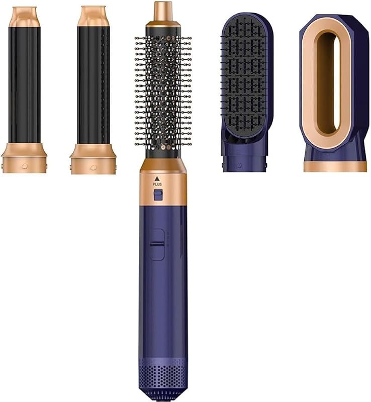 Hair Dryer Brush, 5 in 1 Multi Hair Styler,110,000 RPM High-Speed Negative Ionic Hair Dryer Fast Drying, Professional