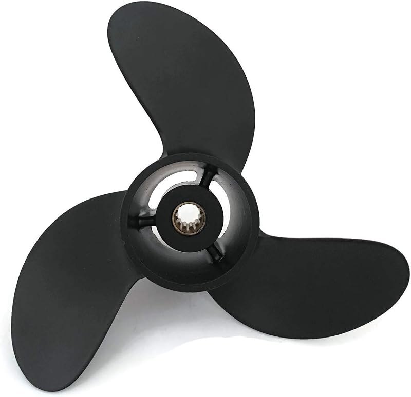 Boat Motor Propeller Assy for Hangkai F6.5 6.5HP 4-Stroke Outboard Motor Engine 3 x 7.8" x 8" — stainless steel boat