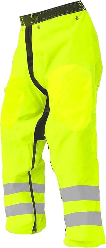 FORESTER EZ-Zip Wrap Around Chainsaw Chaps - 360 Degree Below The Knee Protection - Adjustable Belt Chain Saw Chaps